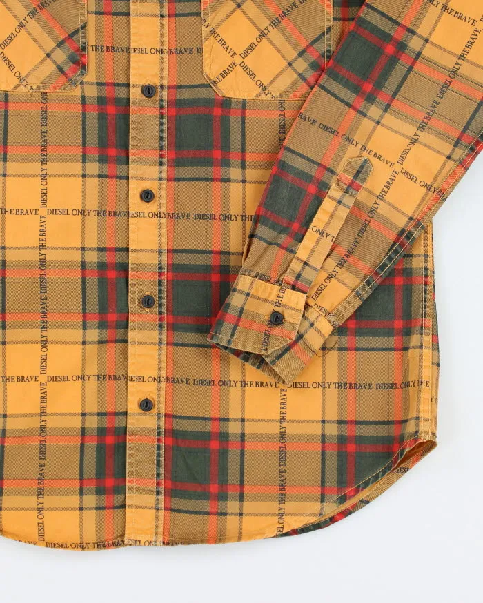 Vintage Y2K Diesel Only the Brave Button Up Shirt - M sold by Rokit product image thumbnail 4