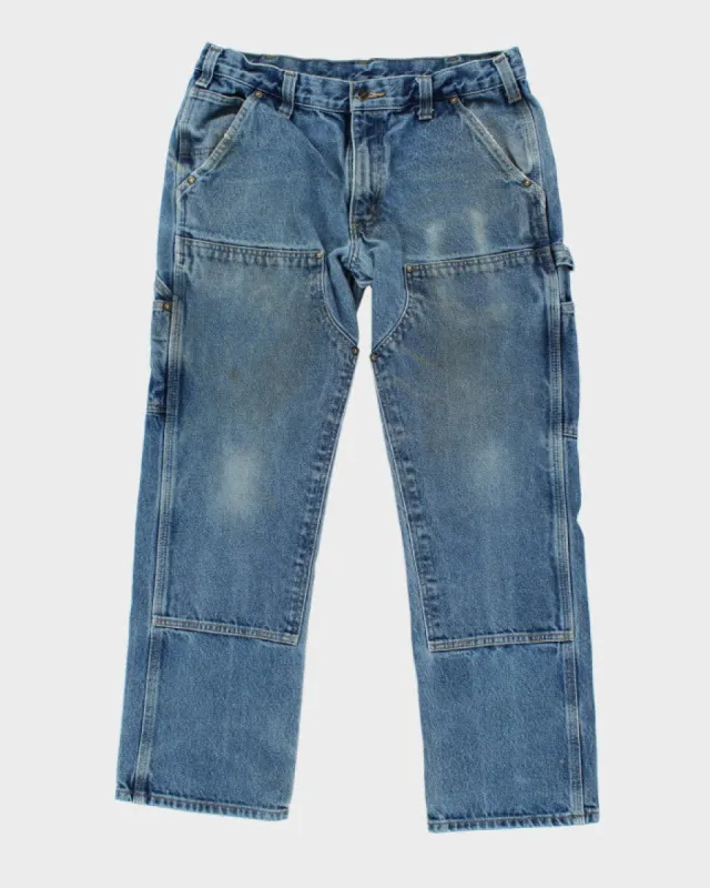 Vintage 90's Carhartt Heavyweight Double Knee Carpenter Trousers - W34 L27 sold by Rokit
