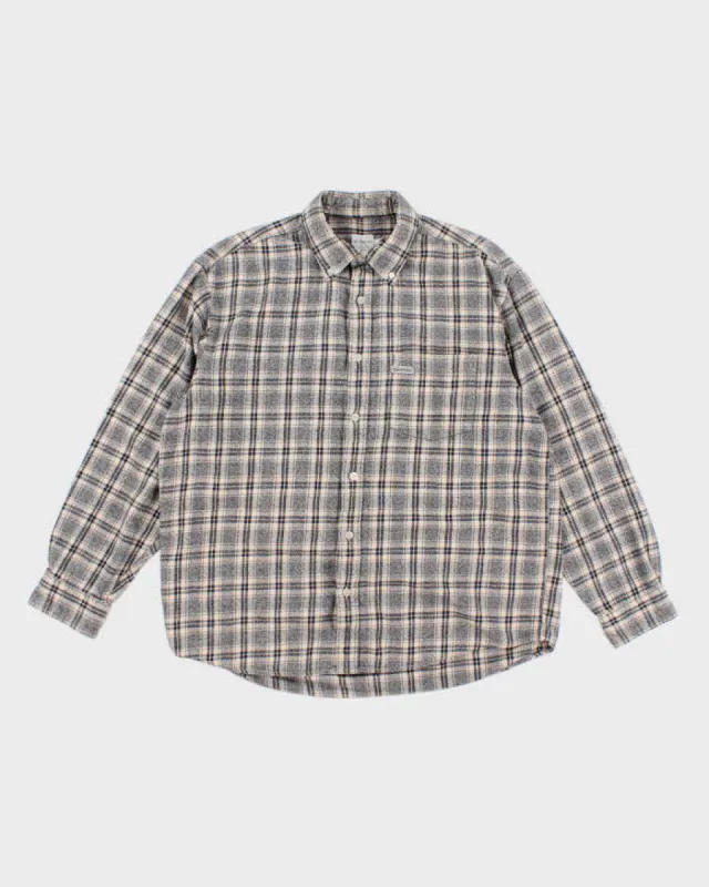 Mens Calvin Klein Plaid Button Up Cotton Shirt - S sold by Rokit