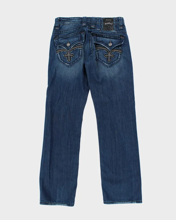 Vintage Y2K Rock Revival Gothic Style Straight Leg Jeans - W30 L29 sold by Rokit product image thumbnail 2