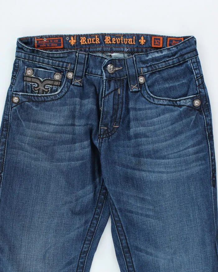 Vintage Y2K Rock Revival Gothic Style Straight Leg Jeans - W30 L29 sold by Rokit product image thumbnail 3