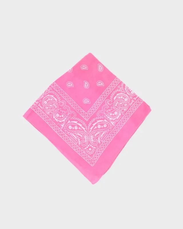 Dosso Dossi Pink Paisley Pattern Bandana sold by Rokit