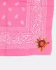Dosso Dossi Pink Paisley Pattern Bandana sold by Rokit