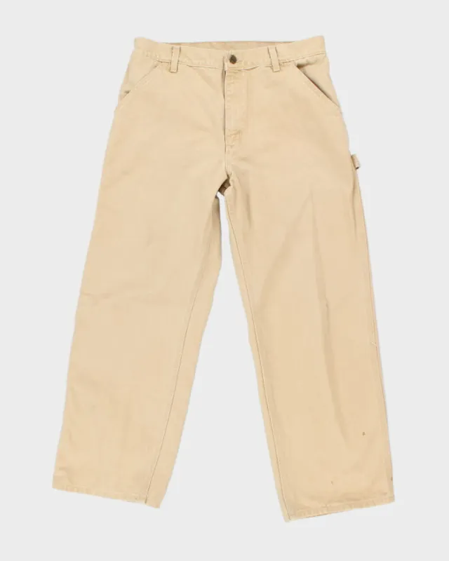 Vintage 90's Carhartt Single Knee Carpenter Trousers - W32 L27 sold by Rokit