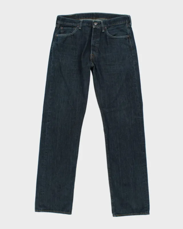 Vintage 90's Levi's 501 Dark Wash Jeans - W32 L32 sold by Rokit