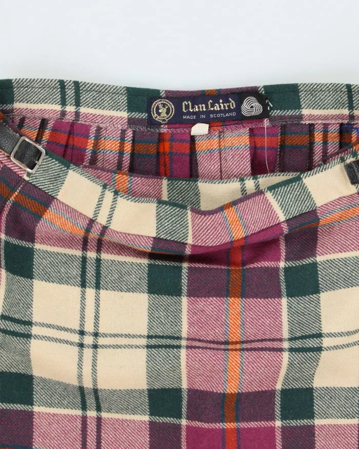 Vintage Clan Laird Wool Checked Skirt - S sold by Rokit product image thumbnail 3