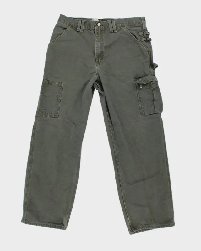 Vintage Carhartt Cargo Carpenter Trousers - W34 L26 sold by Rokit