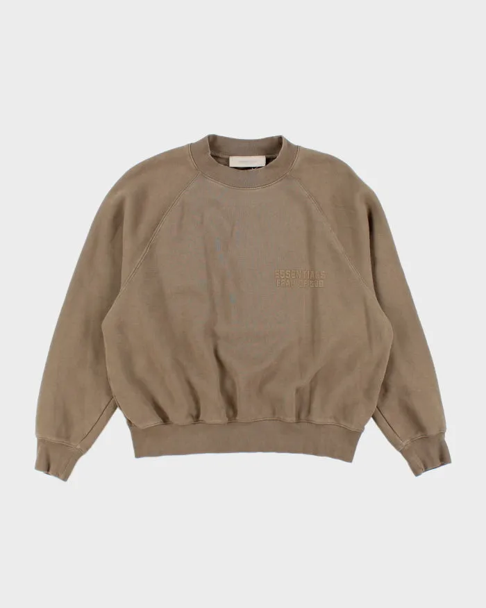 Essentials Fear Of God Brown Sweatshirt - XS sold by Rokit