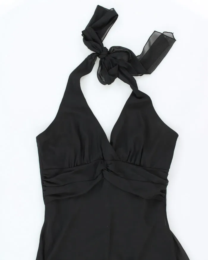 Vintage 90s B. Smart Black Halter Neck Dress - S sold by Rokit product image thumbnail 4
