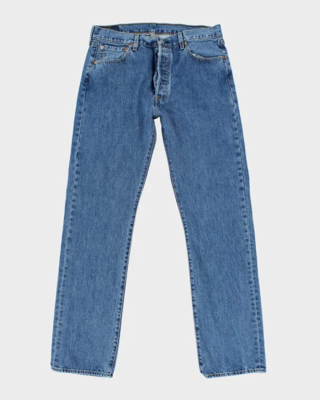 Vintage 90's Levi's 501 Medium Wash Jeans - W34 L31 sold by Rokit