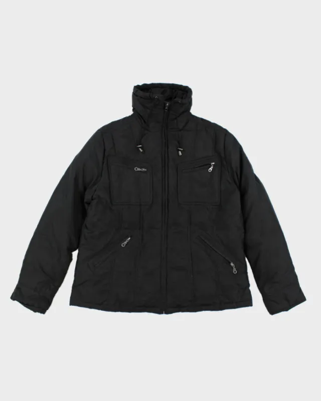 Vintage Y2K Women's DKNY Multi Pocket Hooded Jacket - L sold by Rokit