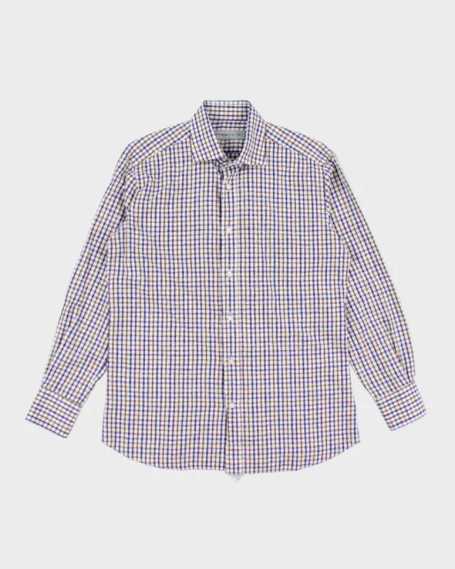 Etro Checked Long Sleeve Shirt - M sold by Rokit