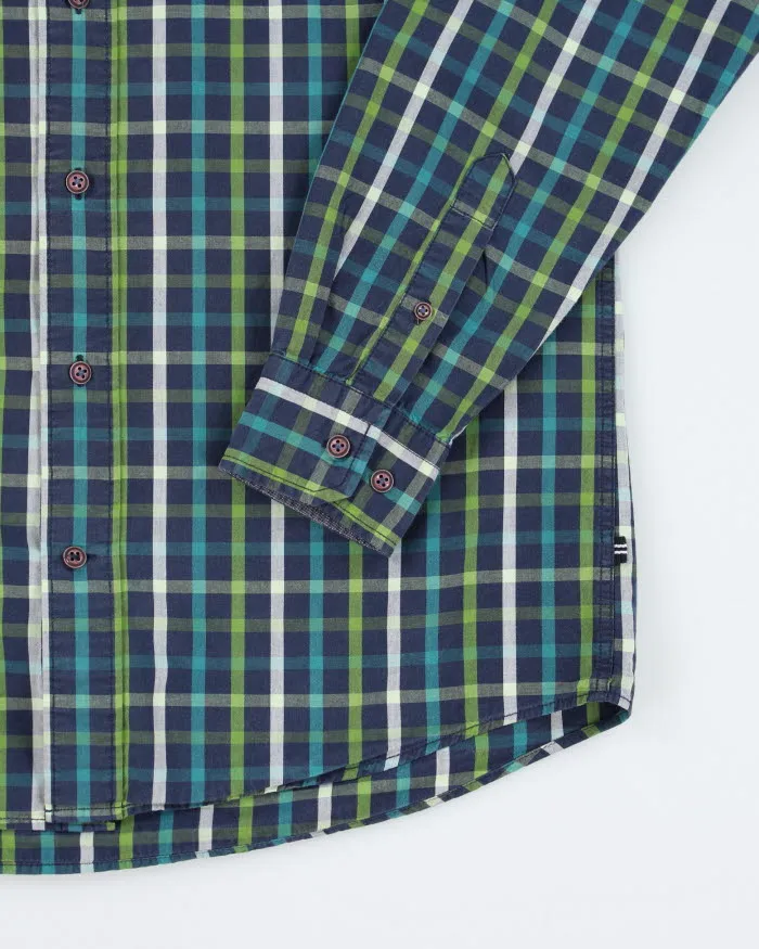 Vintage 2000's Nautica Striped Button Up Shirt - M sold by Rokit product image thumbnail 4