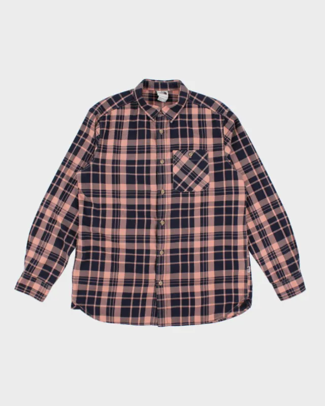 Vintage The North Face Button Up Flannel Shirt - L sold by Rokit