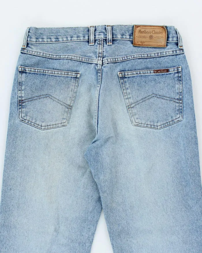 Vintage 90's Marlboro Classic Light Wash Jeans - W30 L28 sold by Rokit product image thumbnail 4