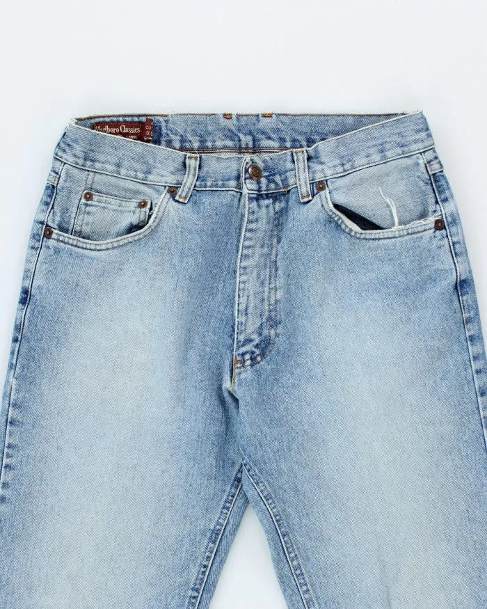 Vintage 90's Marlboro Classic Light Wash Jeans - W30 L28 sold by Rokit product image thumbnail 3