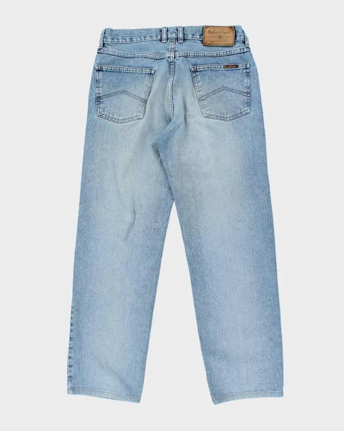 Vintage 90's Marlboro Classic Light Wash Jeans - W30 L28 sold by Rokit product image thumbnail 2
