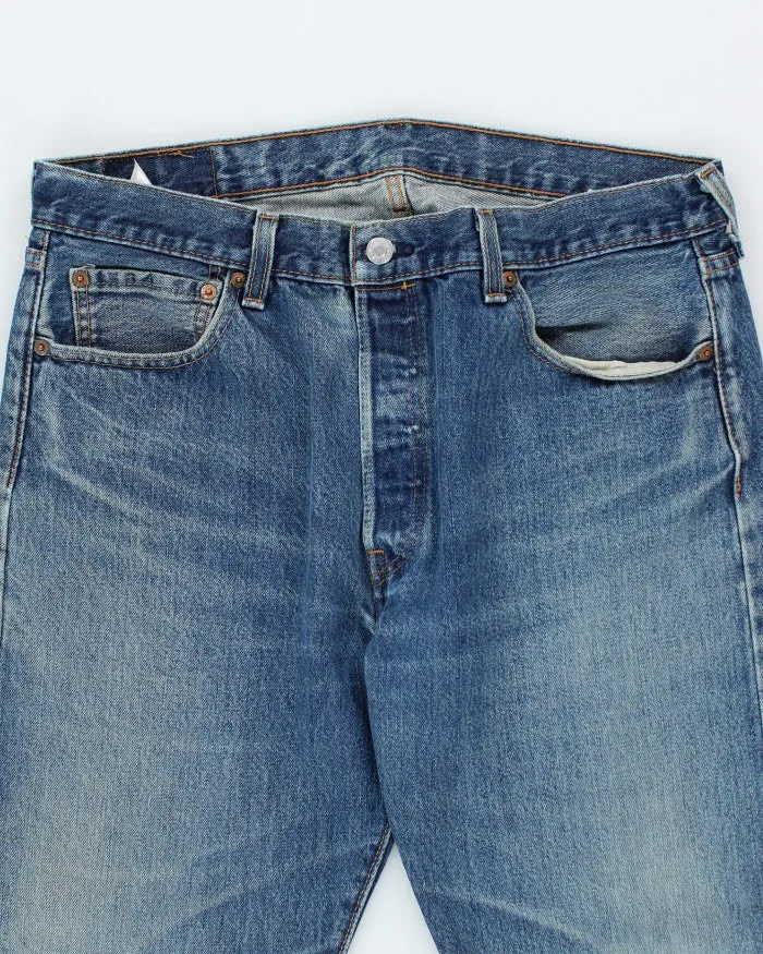 Vintage 90's Levi's 501 Medium Wash Jeans - W34 L28 sold by Rokit product image thumbnail 3