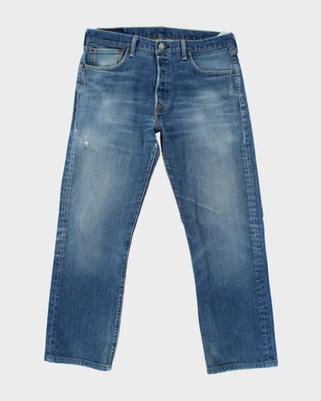 Vintage 90's Levi's 501 Medium Wash Jeans - W32 L27 made by Levi's
