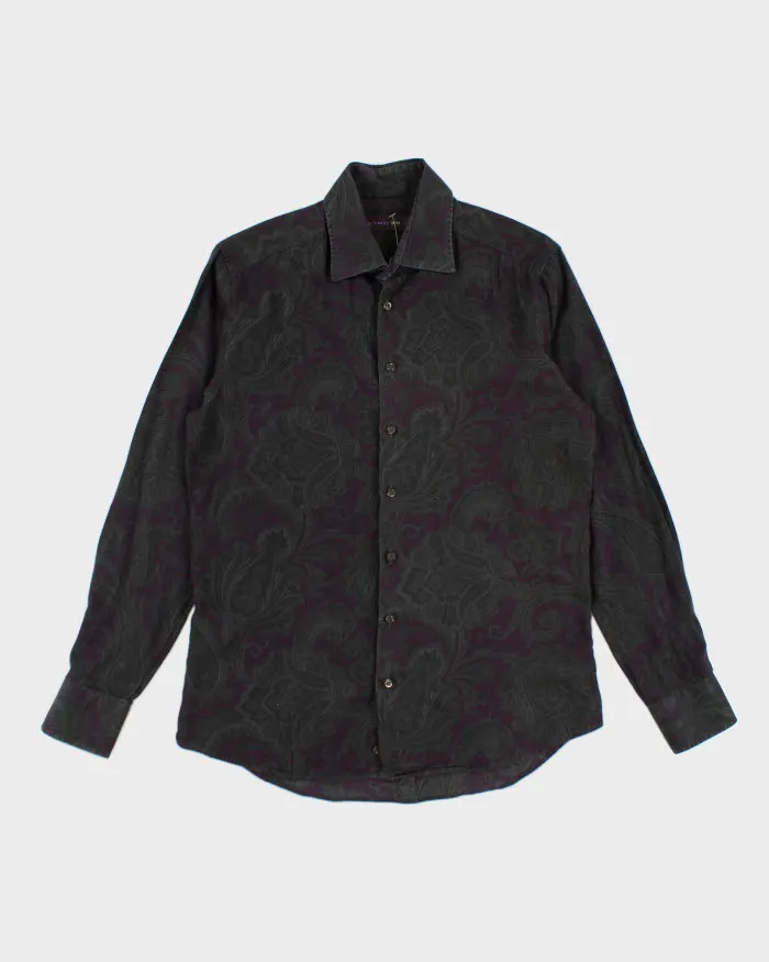 Vintage 2000's Etro Button Up Patterned Shirt - M sold by Rokit