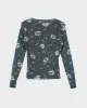 Y2k 00s Floral Mesh Top - S sold by Rokit