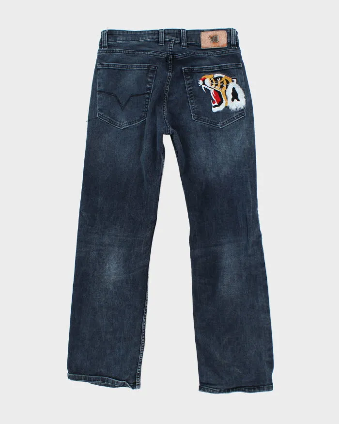 Vintage 90's Versace Dark Wash Denim Jeans - W30 L27 sold by Rokit product image thumbnail 2