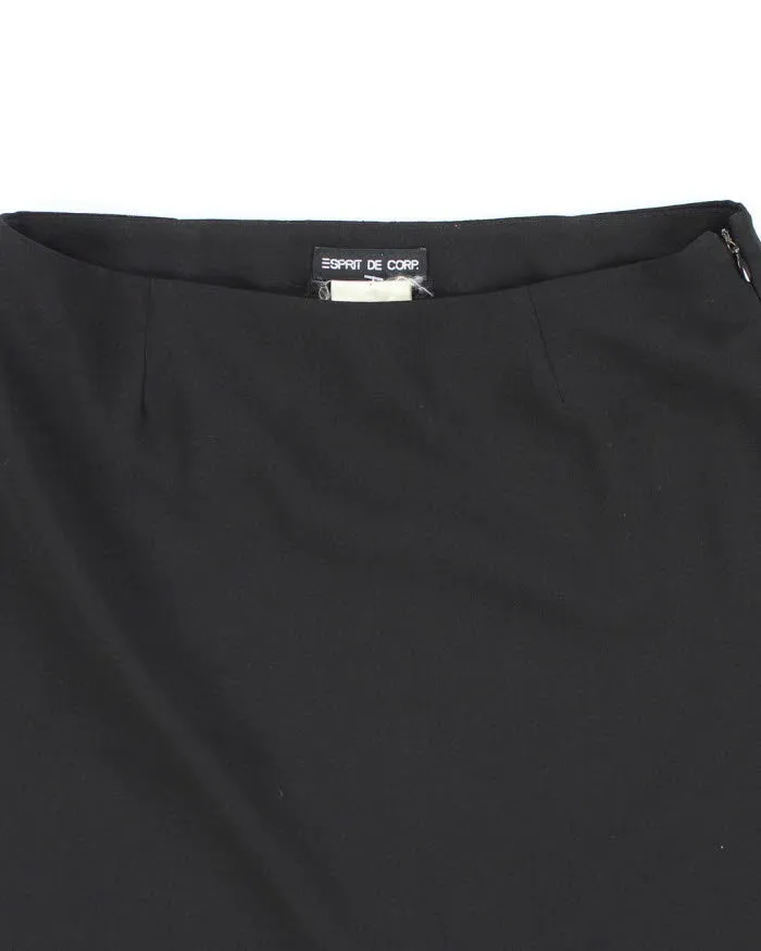 Y2k 00s Esprit Black Mini Skirt - S sold by Rokit product image thumbnail 3