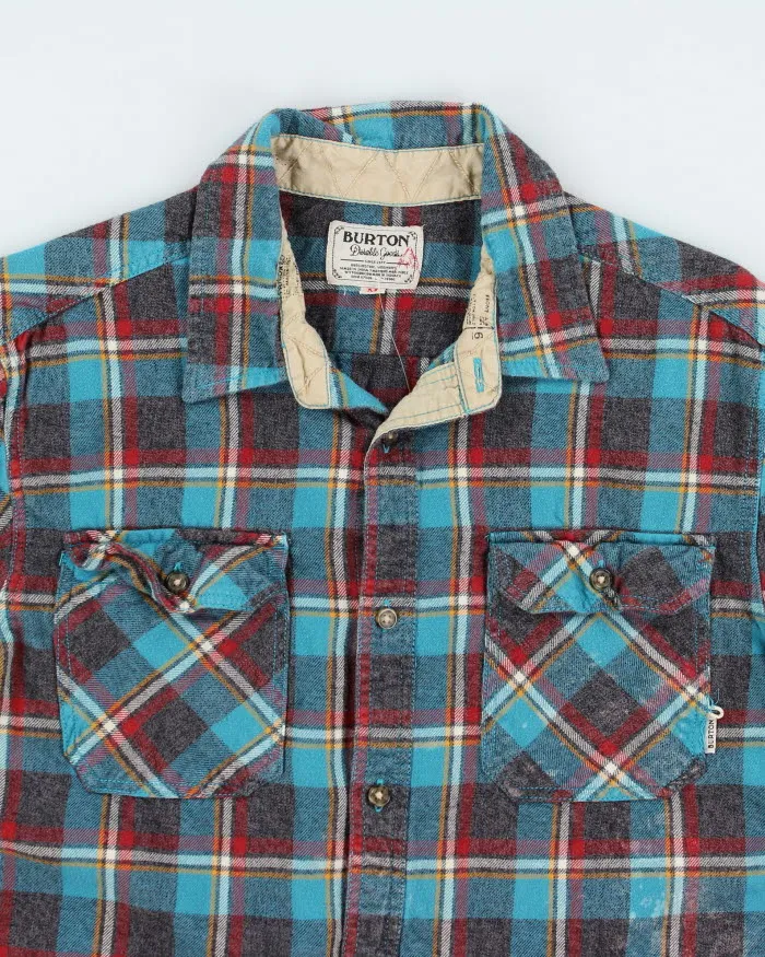 Vintage 90's Burton Durable Goods Flannel Shirt - M sold by Rokit product image thumbnail 3