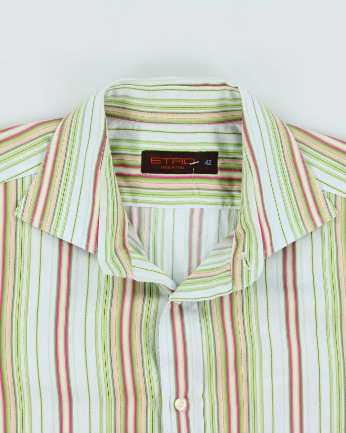 Vintage 90's Etro Striped Button Up Shirt - XL sold by Rokit product image thumbnail 4