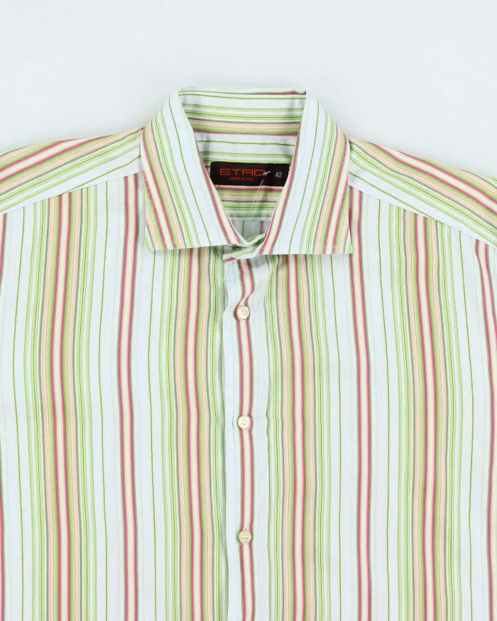 Vintage 90's Etro Striped Button Up Shirt - XL sold by Rokit product image thumbnail 3