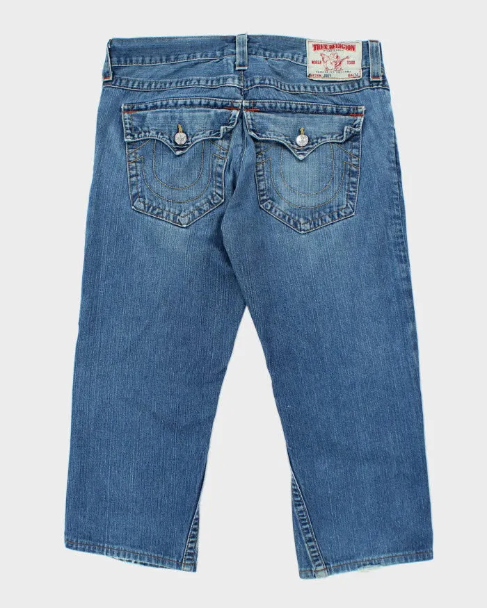 Vintage Y2K True Religion Wide Leg Medium Wash Jeans - W36 L23 sold by Rokit product image thumbnail 2