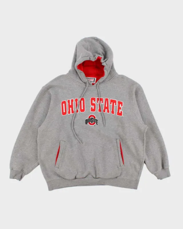 Vintage 90s Ohio State Grey Hoodie - XL sold by Rokit