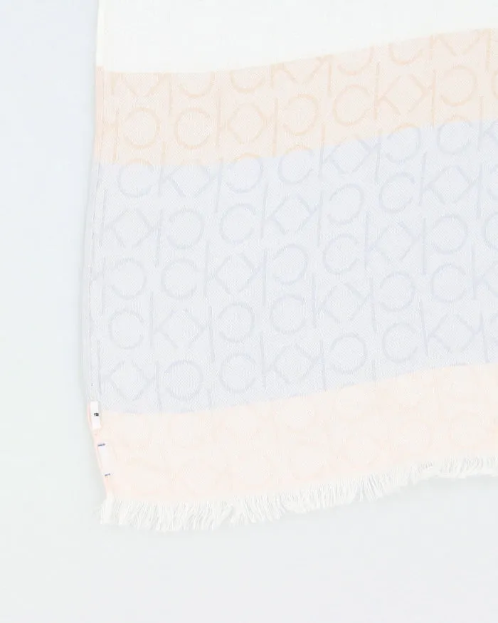 Y2k 00s Calvin Klein Monogram Scarf sold by Rokit product image thumbnail 4