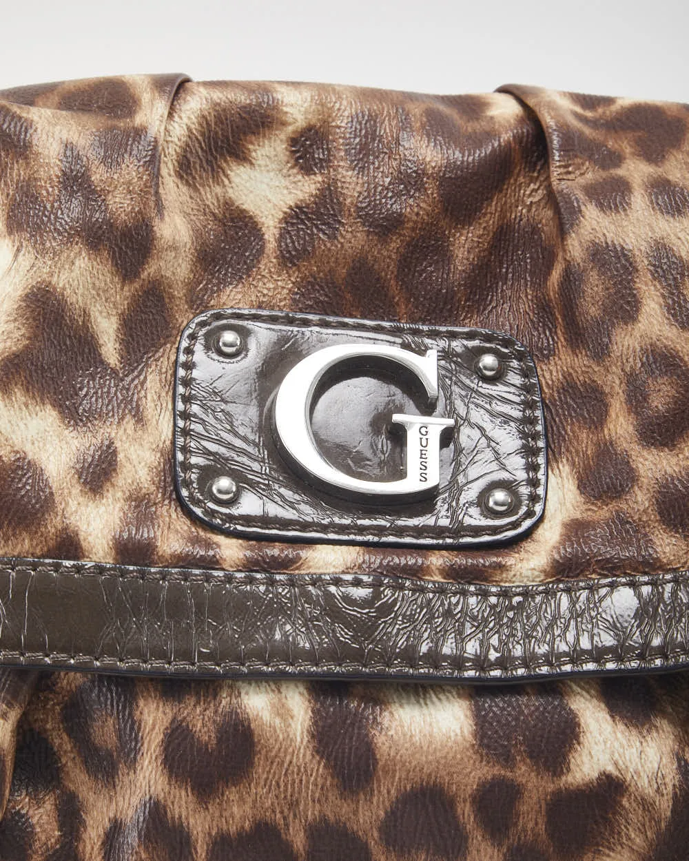 Y2k 00s Guess Leopard Print Handbag sold by Rokit product image thumbnail 3