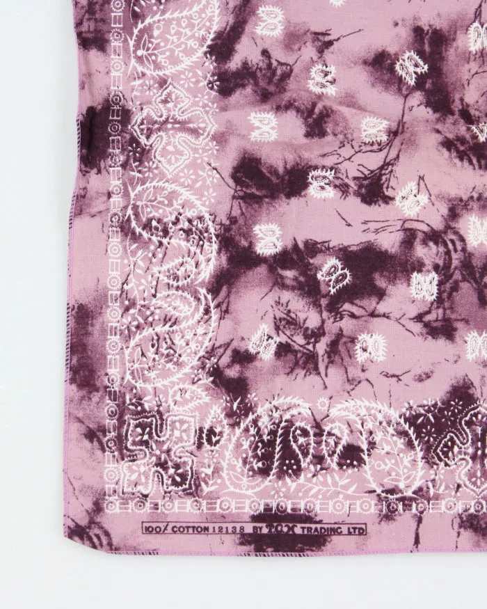 Purple Tie-dye Bandana sold by Rokit product image thumbnail 3