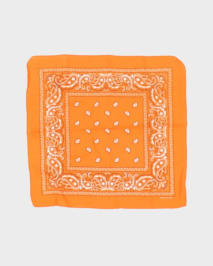 Orange Paisley Pattern Bandana sold by Rokit product image thumbnail 2