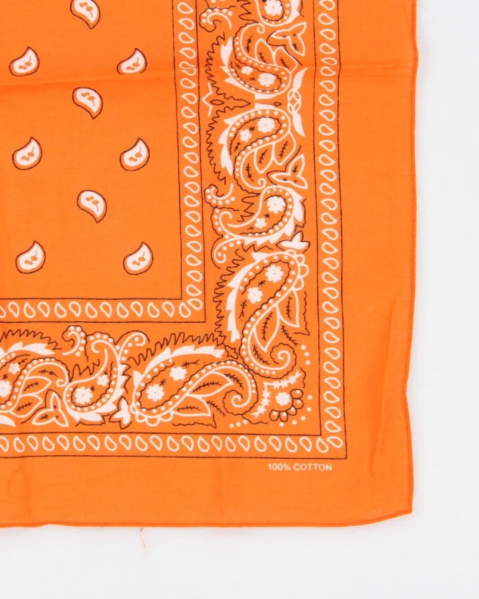 Orange Paisley Pattern Bandana sold by Rokit product image thumbnail 3