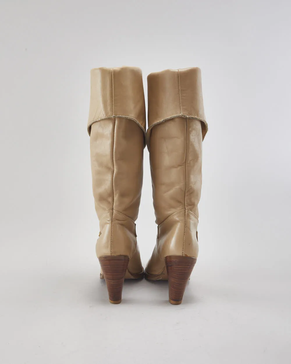 Dingo Brown Leather Heeled Boots - Uk3.5 sold by Rokit product image thumbnail 4