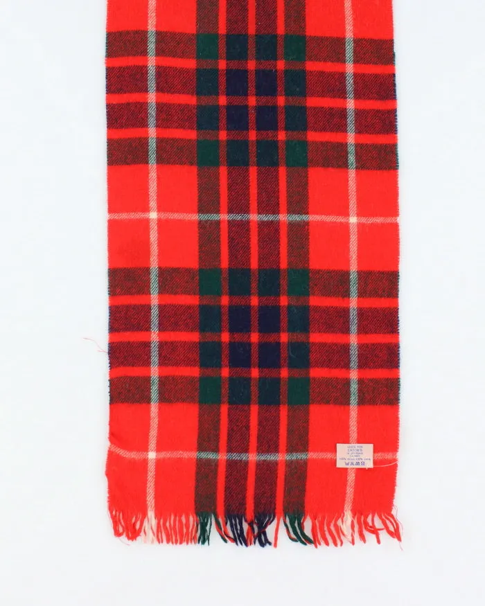 Vintage Eaton's Red Wool Scarf sold by Rokit product image thumbnail 3
