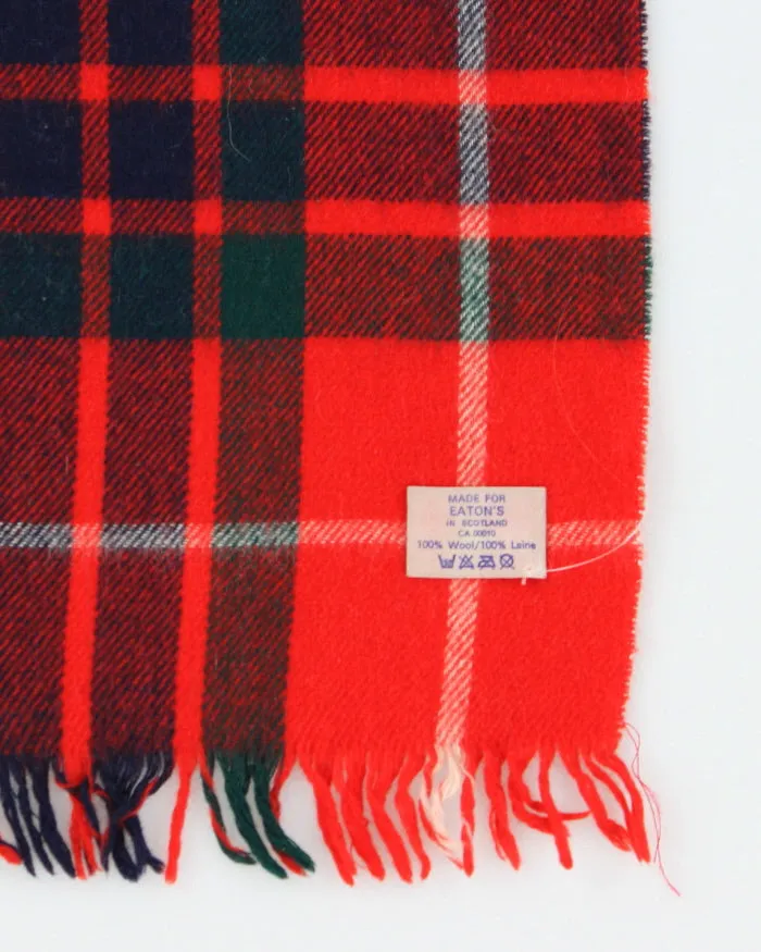 Vintage Eaton's Red Wool Scarf sold by Rokit product image thumbnail 4