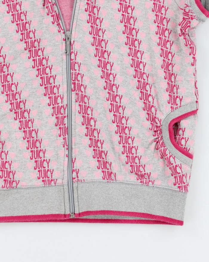 Y2k 00s Juicy Couture Short Sleeve Hoodie - M sold by Rokit product image thumbnail 4