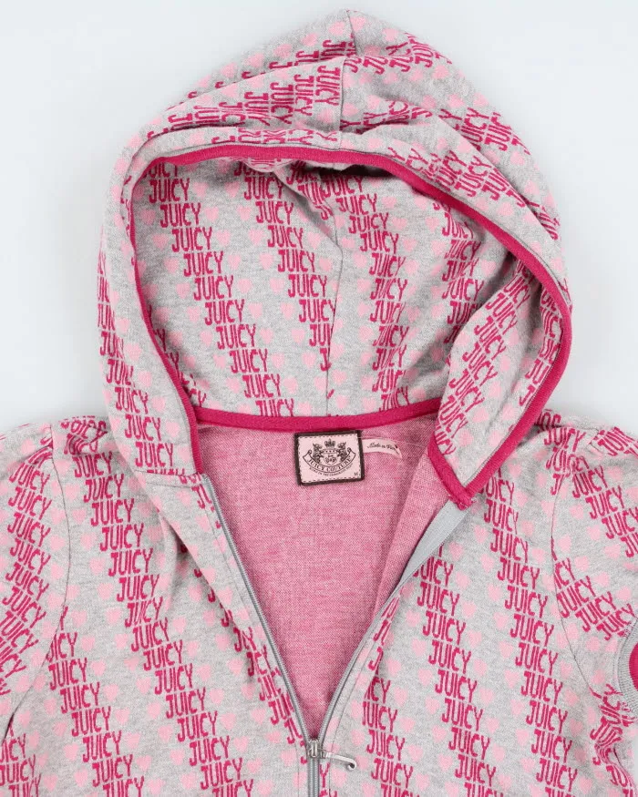Y2k 00s Juicy Couture Short Sleeve Hoodie - M sold by Rokit product image thumbnail 3