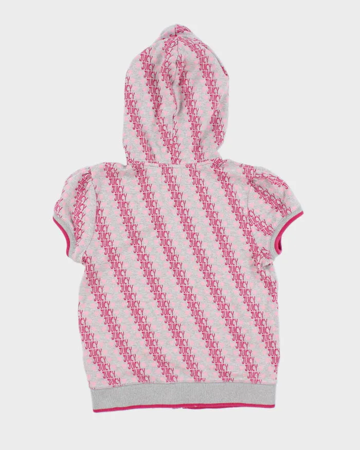Y2k 00s Juicy Couture Short Sleeve Hoodie - M sold by Rokit product image thumbnail 2