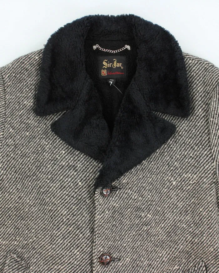 Vintage 70s Sir Jac Faux Fur Lined Wool Coat - L sold by Rokit product image thumbnail 3