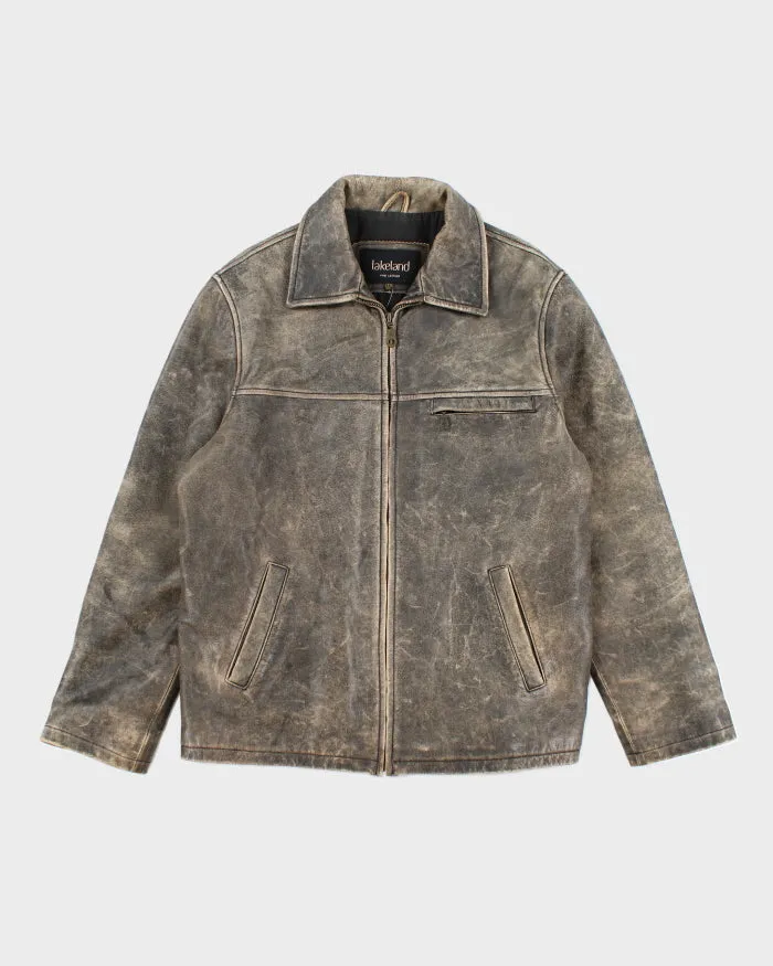 Vintage Lakeland Brown Leather Jacket - XL sold by Rokit
