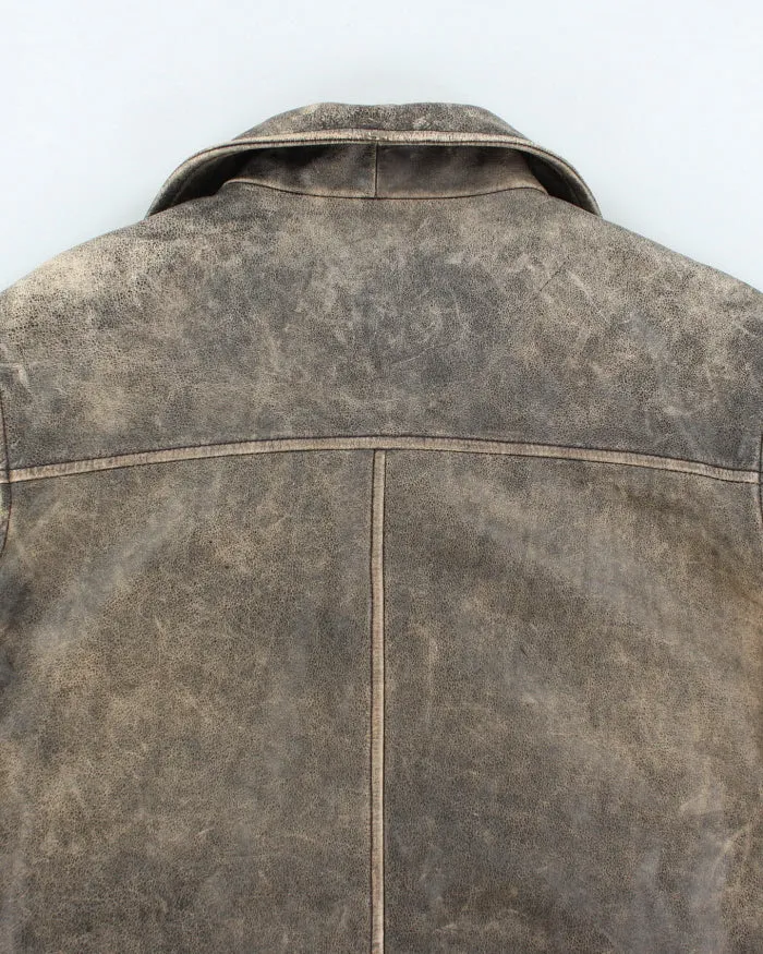 Vintage Lakeland Brown Leather Jacket - XL sold by Rokit product image thumbnail 5