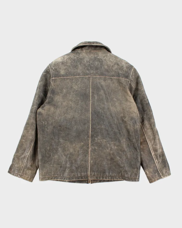 Vintage Lakeland Brown Leather Jacket - XL sold by Rokit product image thumbnail 2