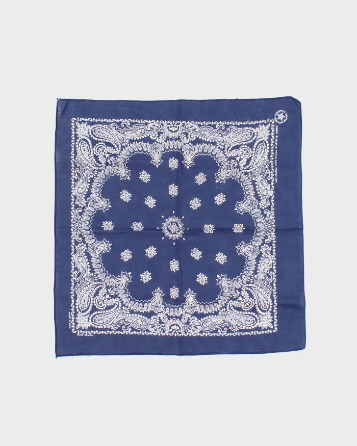 Navy Paisley Pattern Bandana sold by Rokit product image thumbnail 2