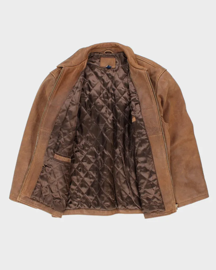 Vintage Denver Hayes Brown Leather Jacket - XL sold by Rokit product image thumbnail 5