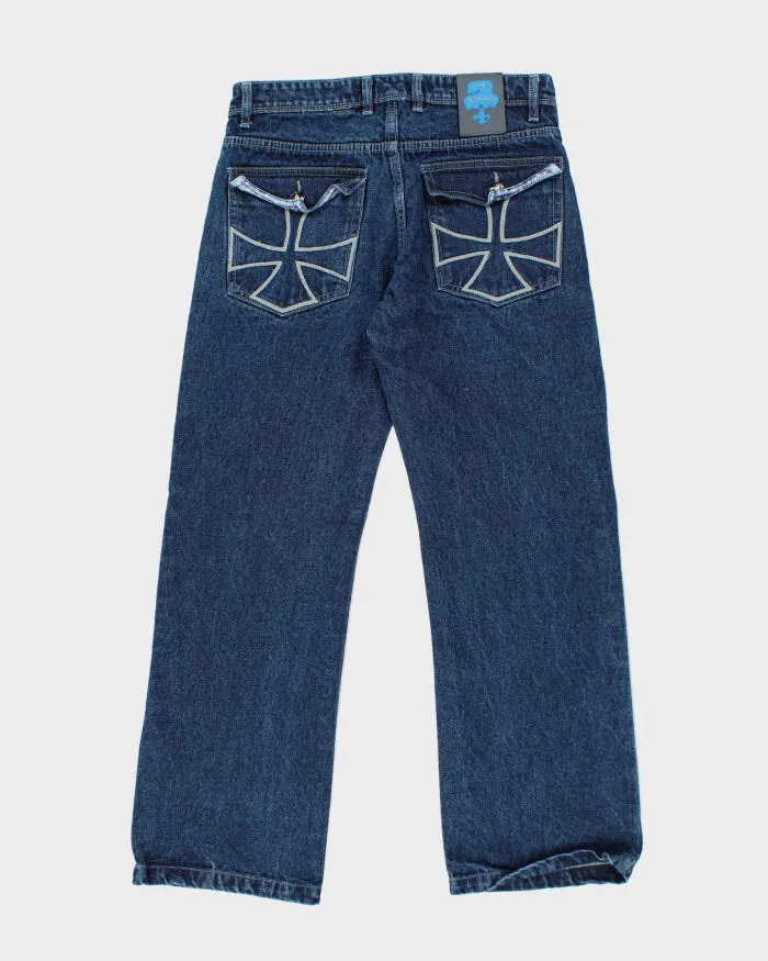 Vintage Rock Revival Gothic Style Dark Wash Jeans - W30 L28 sold by Rokit product image thumbnail 2